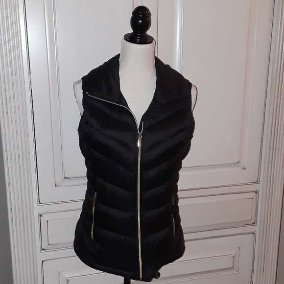 michael kors vest womens black